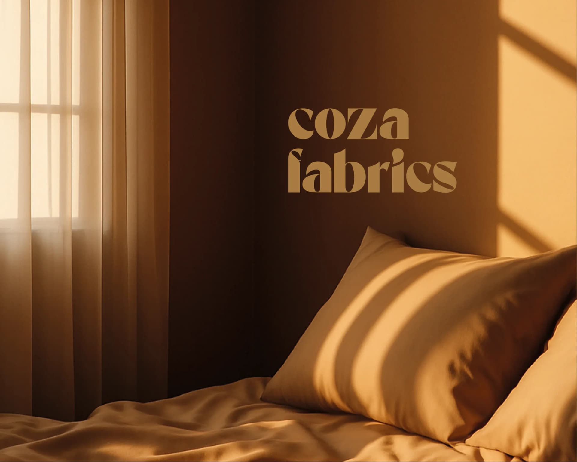 Coza Fabrics — Gordijnen branding, beeld 2